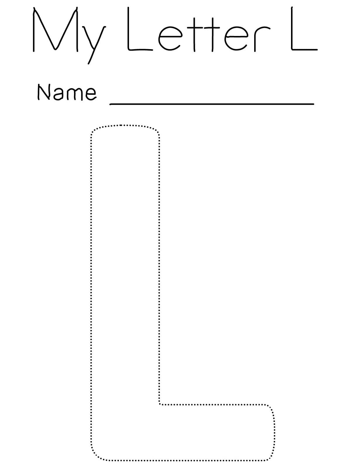 Letter L Tracing Worksheet Coloring Page Download Print Or Color Letter L Tracing Worksheet Coloring Page Download Print Or Color