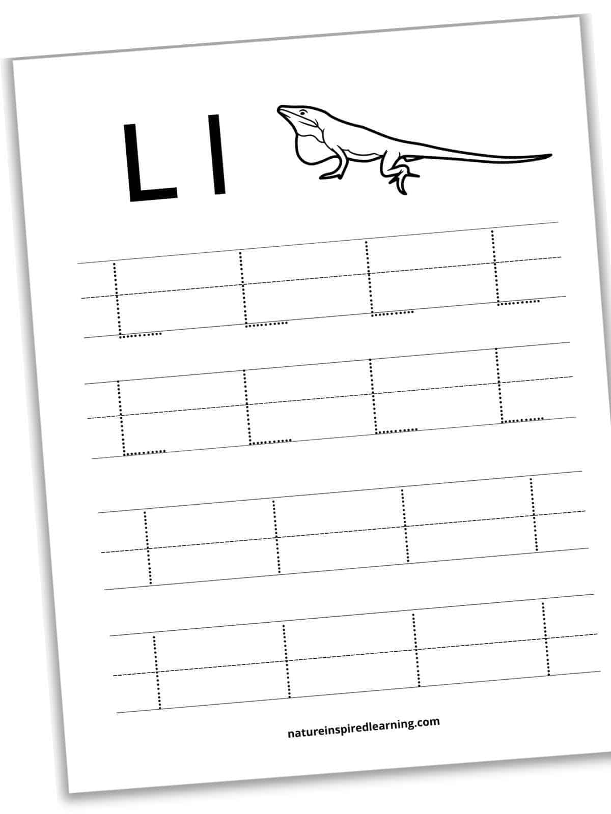 Letter L Tracing Worksheets Letter L Tracing Worksheets