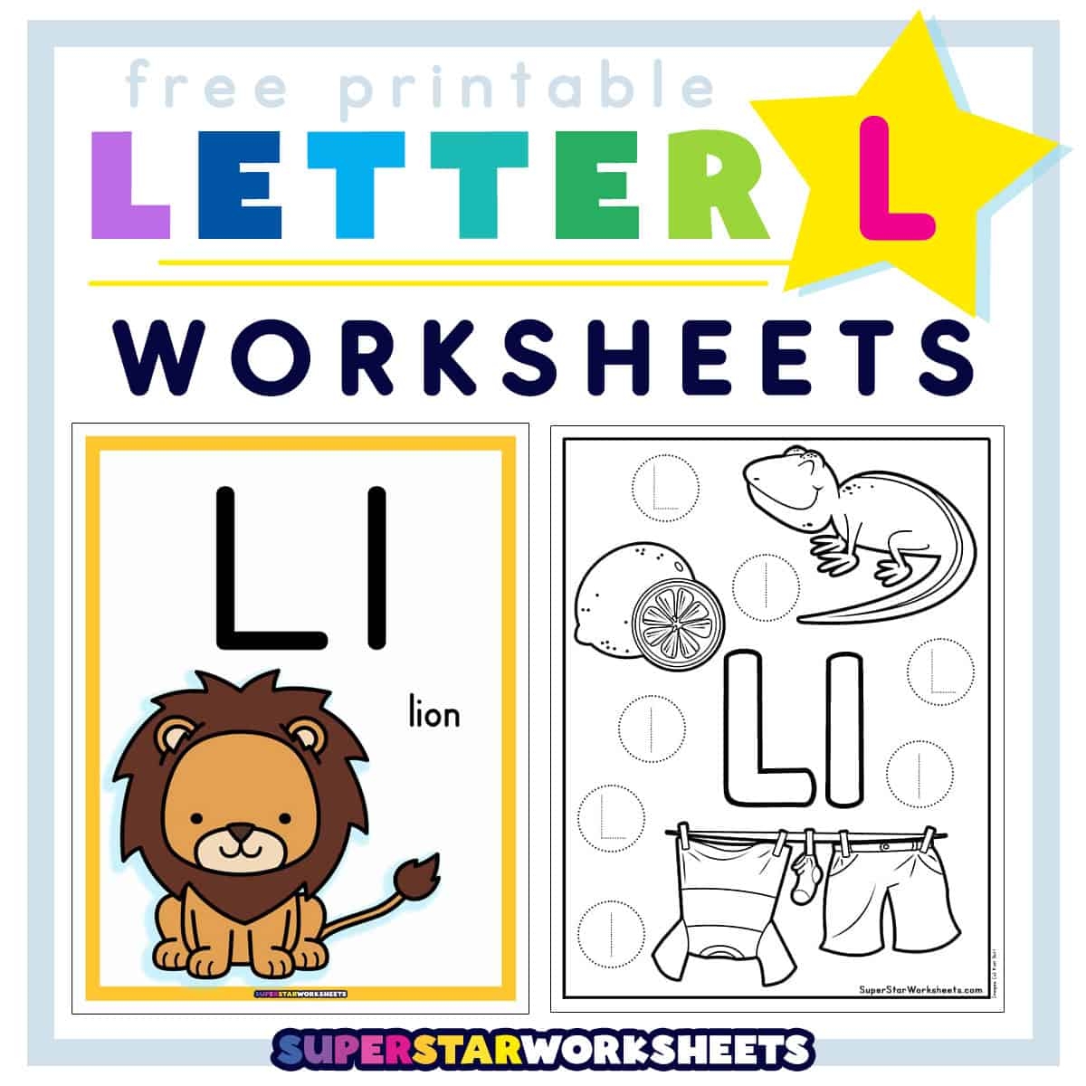 Letter L Worksheet Superstar Worksheets Letter L Worksheet Superstar Worksheets