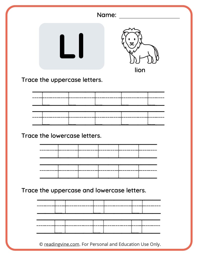 Letter L Worksheet Tracing Coloring Writing More SupplyMe Letter L Worksheet Tracing Coloring Writing More SupplyMe