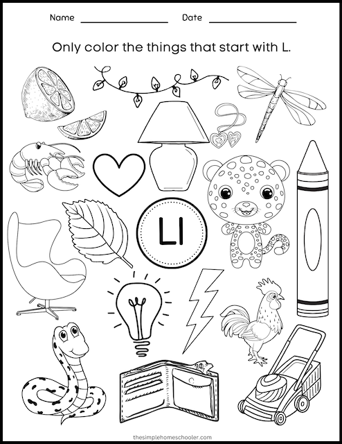 letter l worksheets free letter l worksheets free