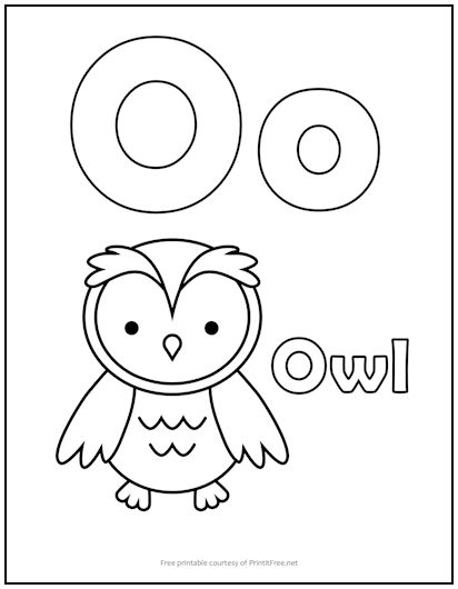 Letter O Colouring Page Printable Infoupdate Letter O Colouring Page Printable Infoupdate