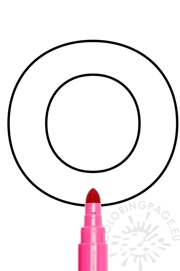 letter o template free printable letter o template free printable