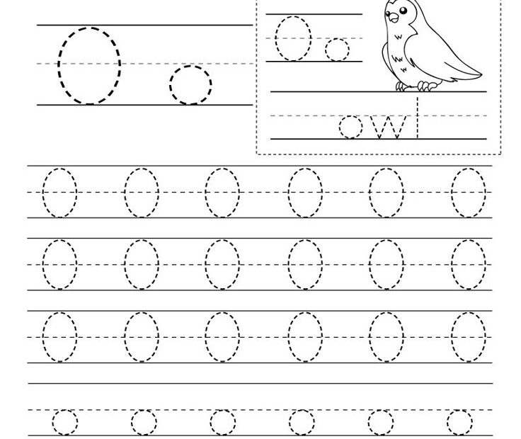 Letter O Writing Practice Worksheet With Tracing Activities