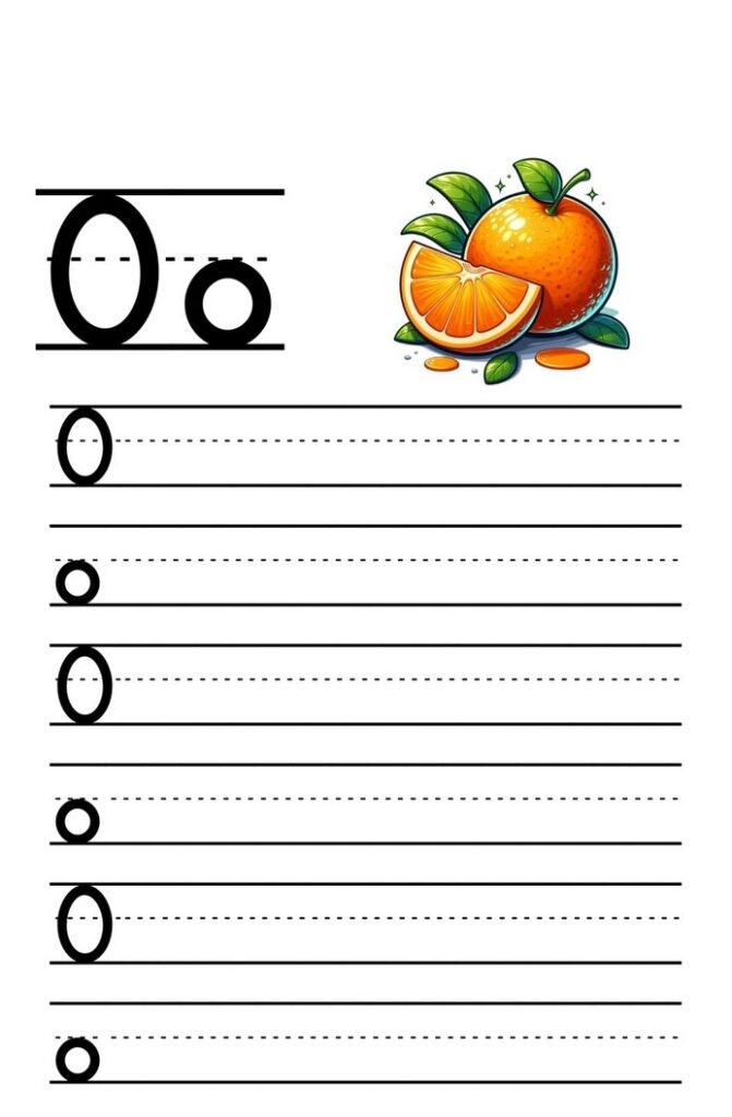 Letter O Writing Practice Worksheet Worksheets HQ Letter O Writing Practice Worksheet Worksheets HQ