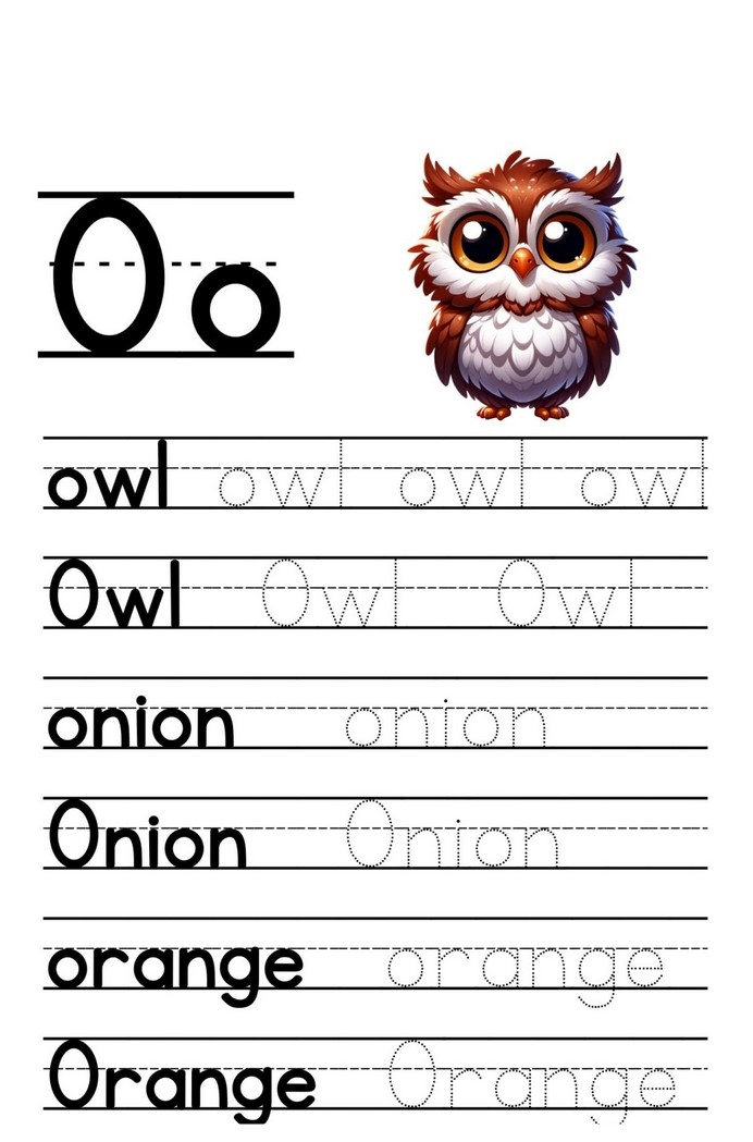 Letter O Writing Practice Worksheet Worksheets HQ Letter O Writing Practice Worksheet Worksheets HQ