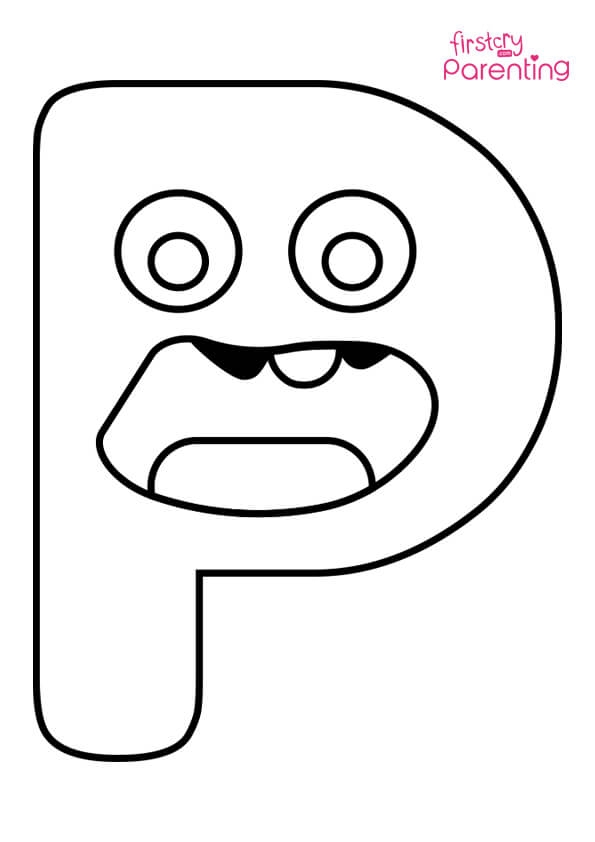 Letter P Coloring Sheets Printable Infoupdate Letter P Coloring Sheets Printable Infoupdate