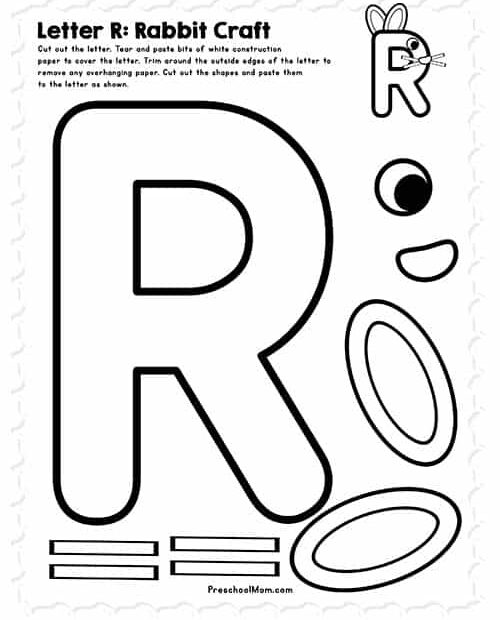 Letter R Preschool Printables Preschool Mom Worksheets Library