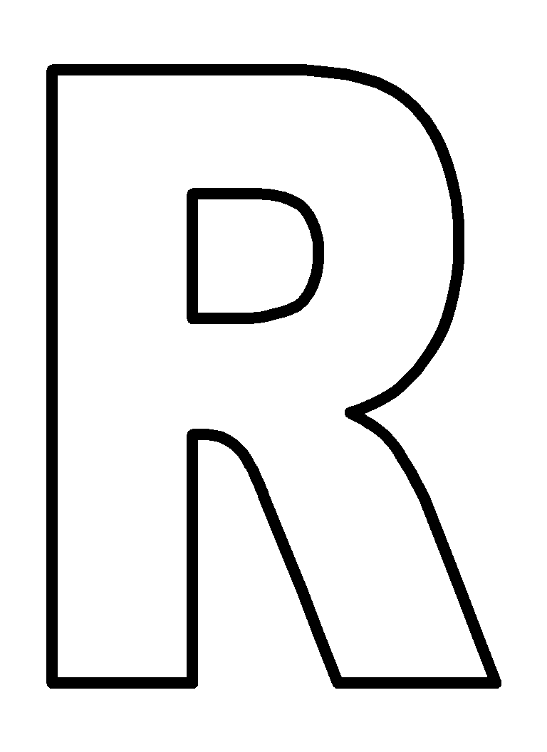 Letter R Template Free Printable Printable Templates Free