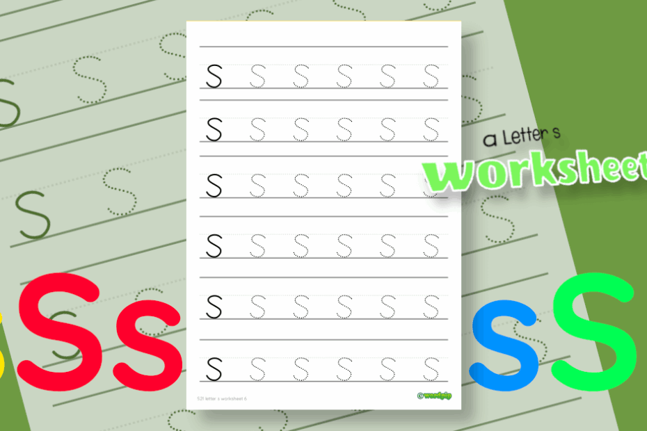 Letter S Worksheet 6