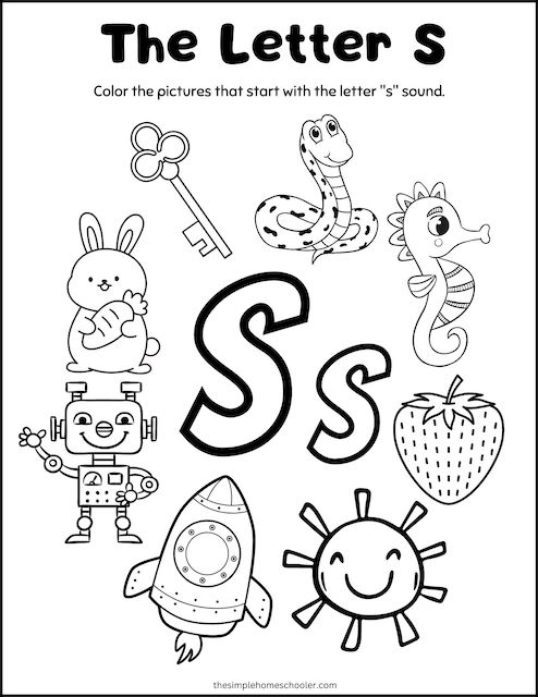 worksheets for the letter s worksheets for the letter s