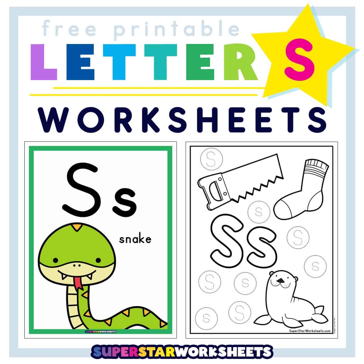 Letter S Worksheets Superstar Worksheets Letter S Worksheets Superstar Worksheets