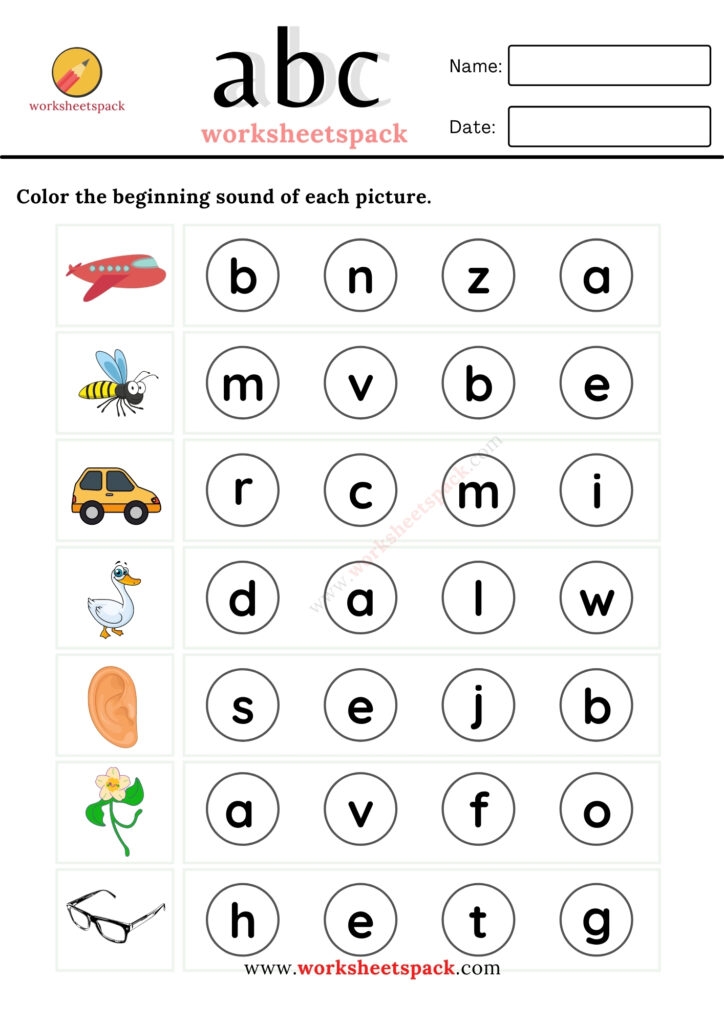 Letter Sound Identification Worksheets Infoupdate Letter Sound Identification Worksheets Infoupdate