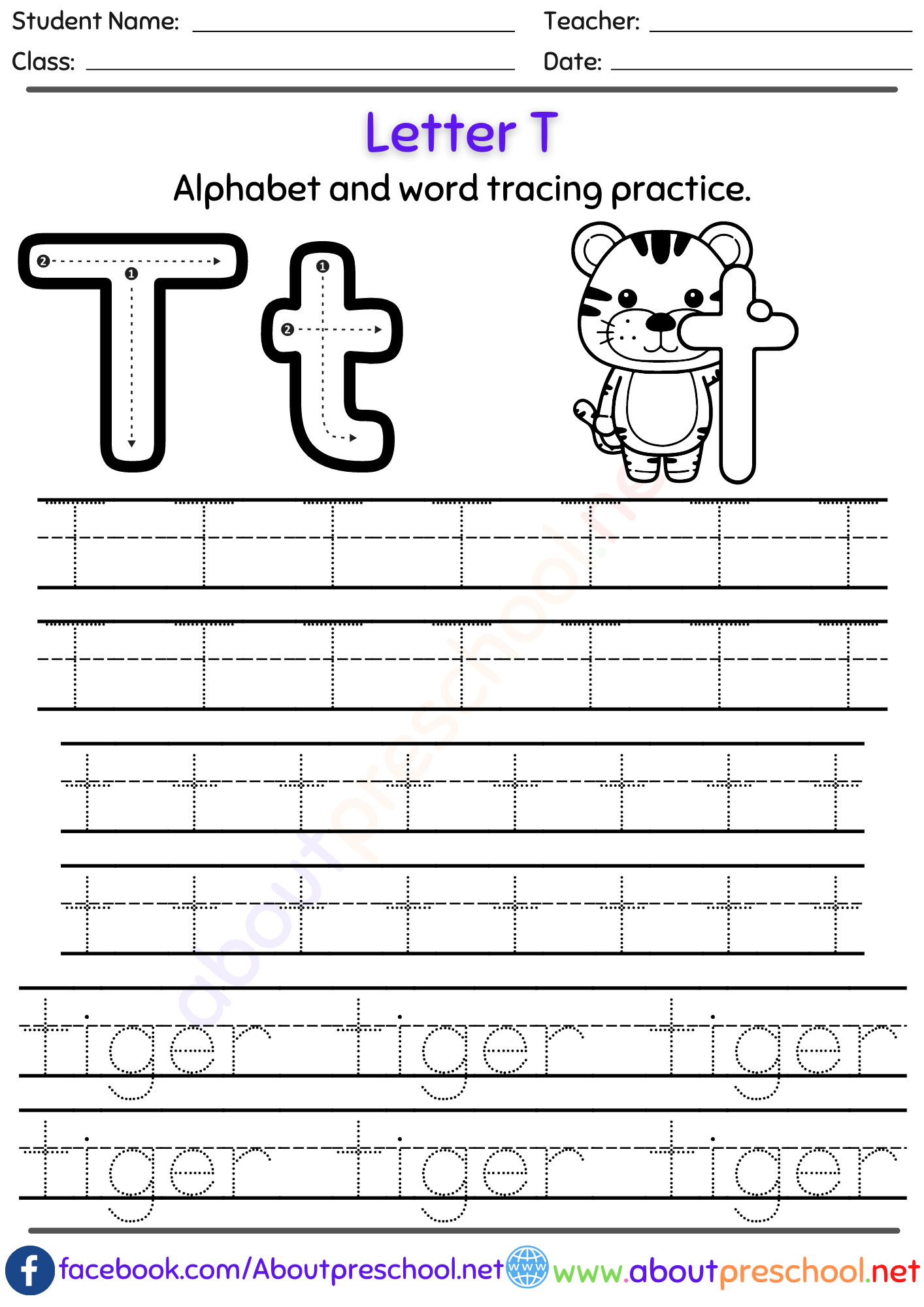 letter tt tracing worksheet letter tt tracing worksheet