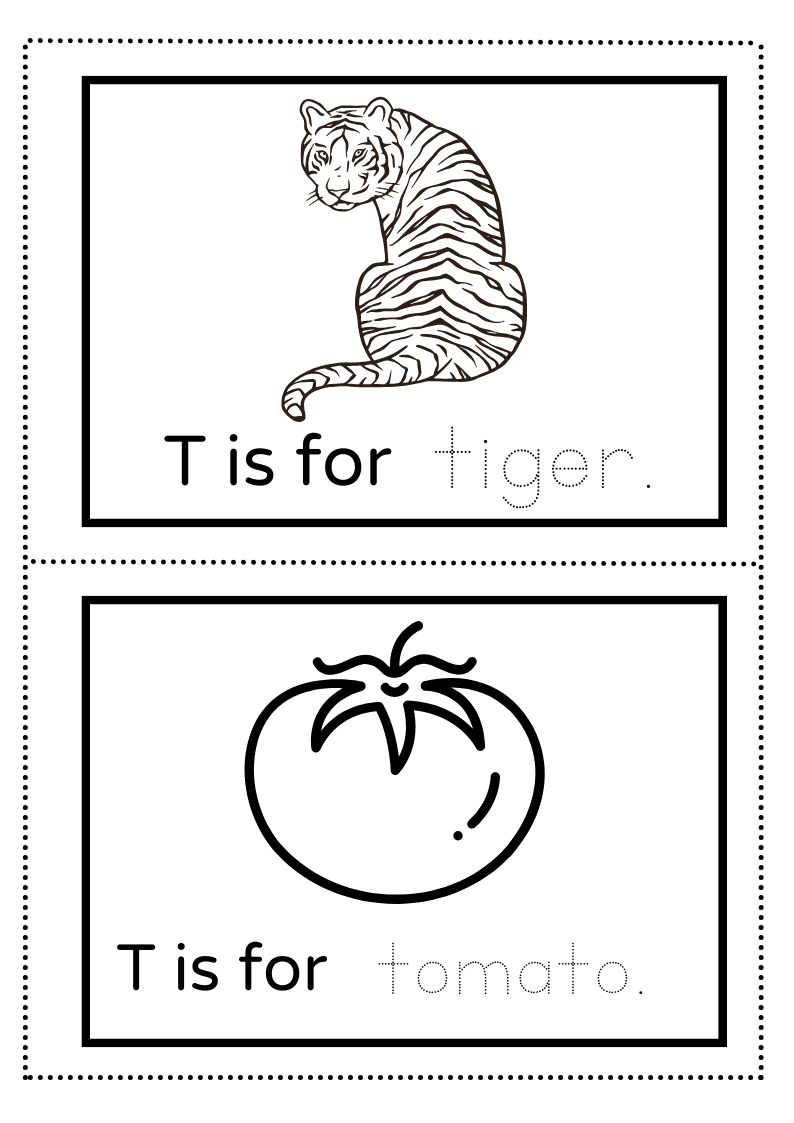 Letter T Printable Worksheet For Kids Letter T Crafts Letter T 