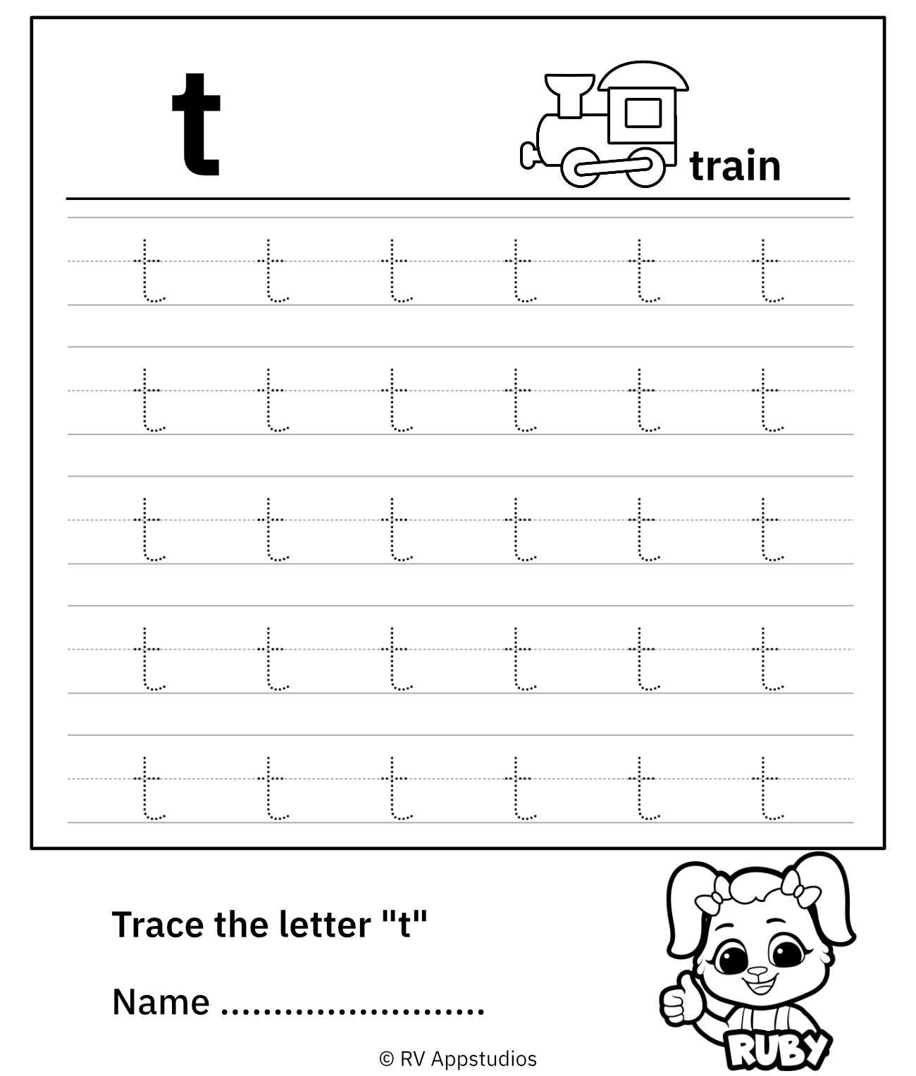 Letter T Tracing Worksheet Letter Tracing Worksheets Letter T Tracing Worksheet Letter Tracing Worksheets