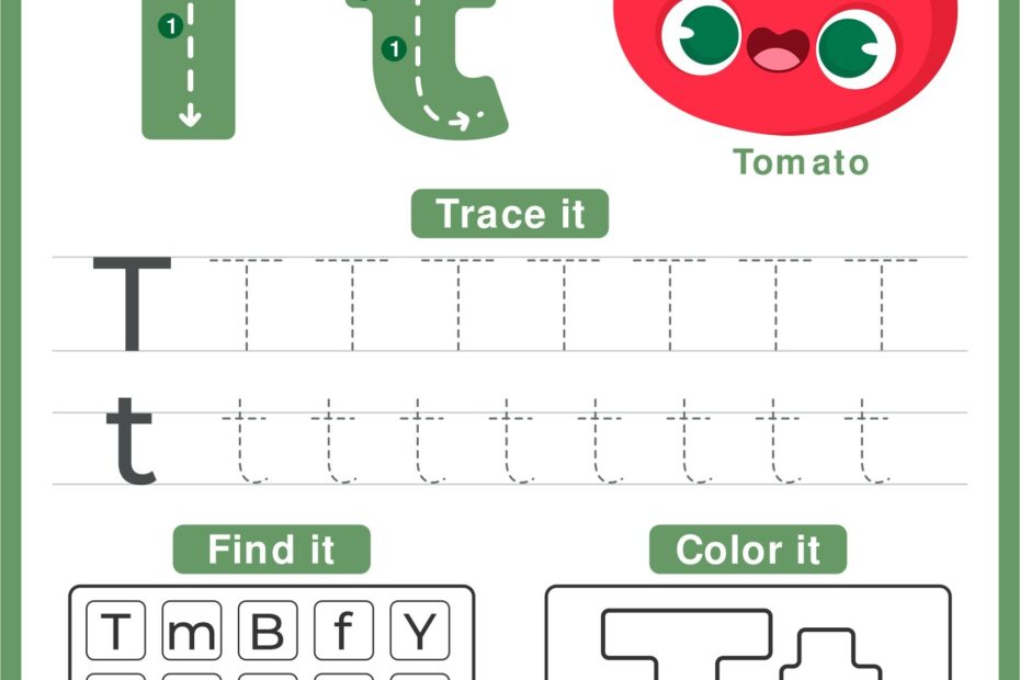 Letter T Worksheets Free Printables LettersWorksheets