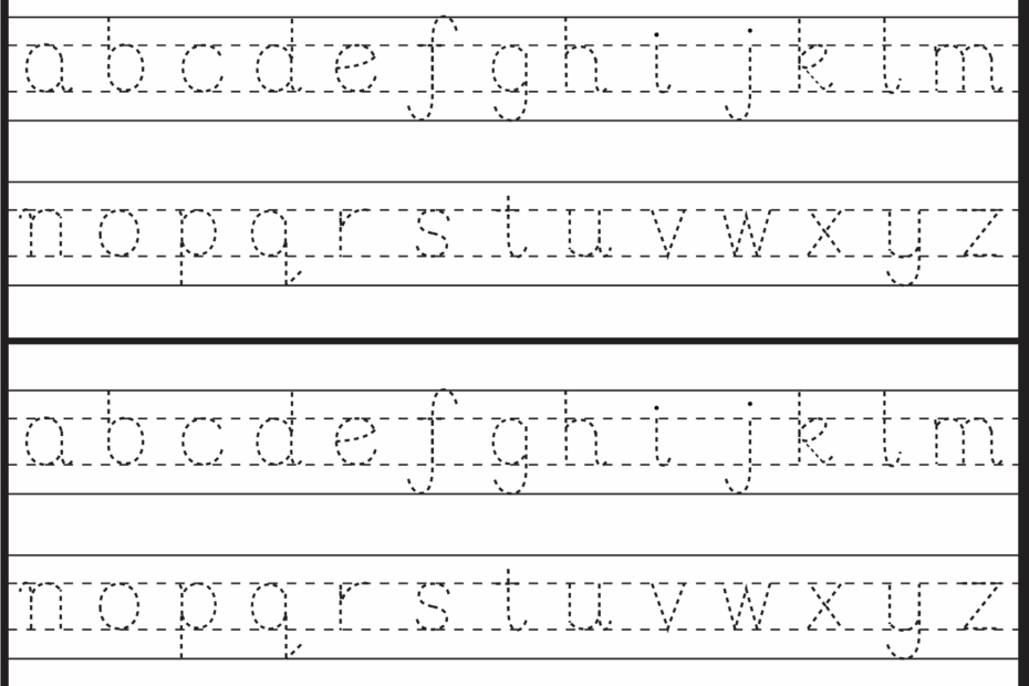Letter Tracing Sheets Printable Activity Shelter