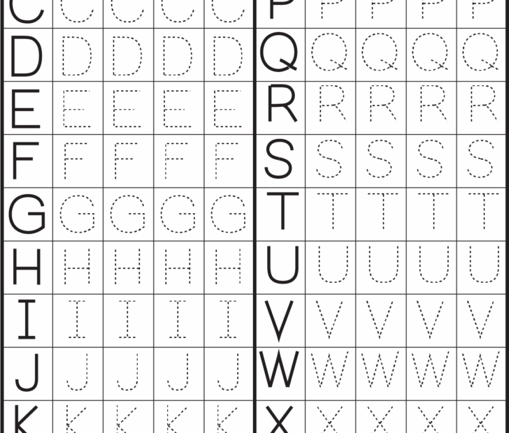 Letter Tracing Worksheets Alphabet Tracing Worksheets