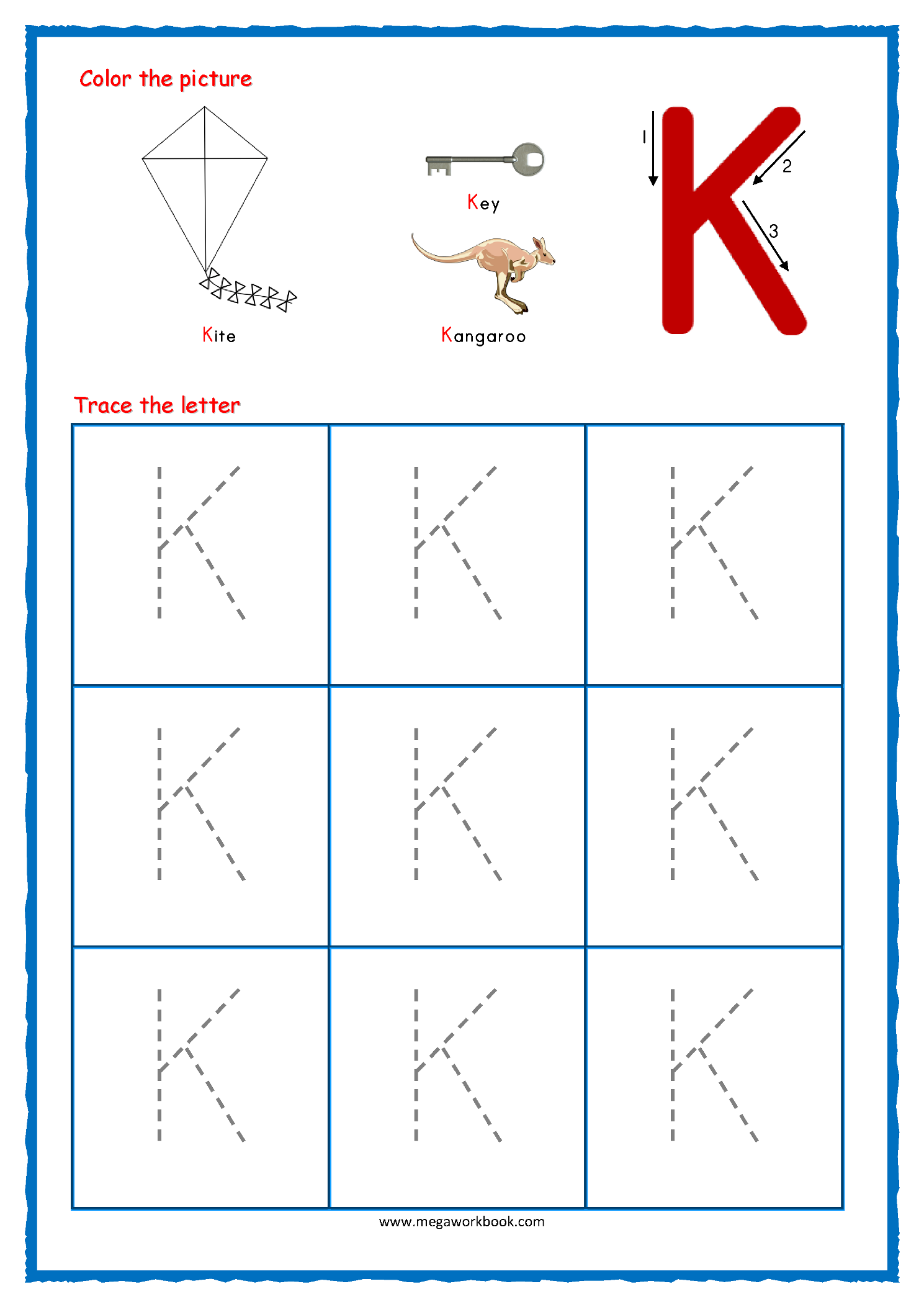 Letter Tracing Worksheets Letters K T Images Letter Tracing Worksheets Letters K T Images