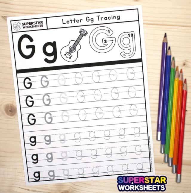 Letter Tracing Worksheets Superstar Worksheets