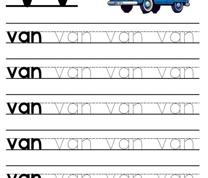 Letter V Tracing Worksheet Free Printables Teach Prints