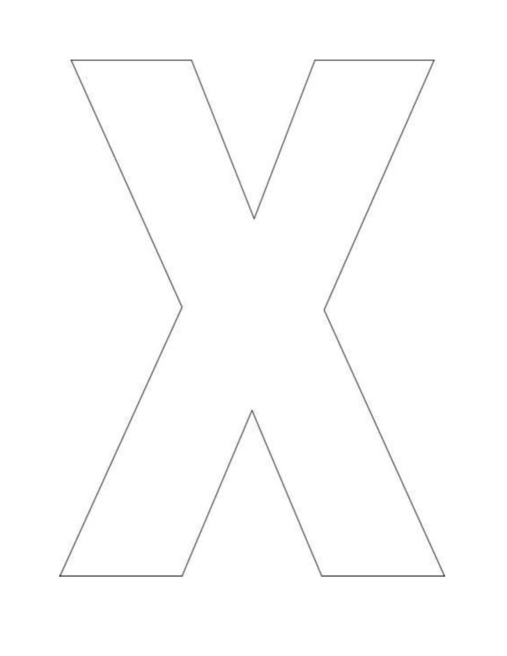 Letter X Printables For Preschool Letter Tracing Worksheets Letter X Printables For Preschool Letter Tracing Worksheets