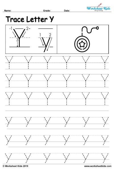 Letter Y Alphabet Tracing Worksheets Free Printable PDF Worksheets Letter Y Alphabet Tracing Worksheets Free Printable PDF Worksheets