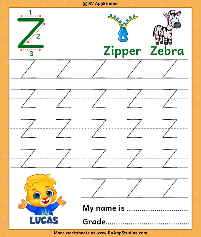 Letter Z Tracing Uppercase Letter Tracing Worksheets Letter Z Tracing Uppercase Letter Tracing Worksheets