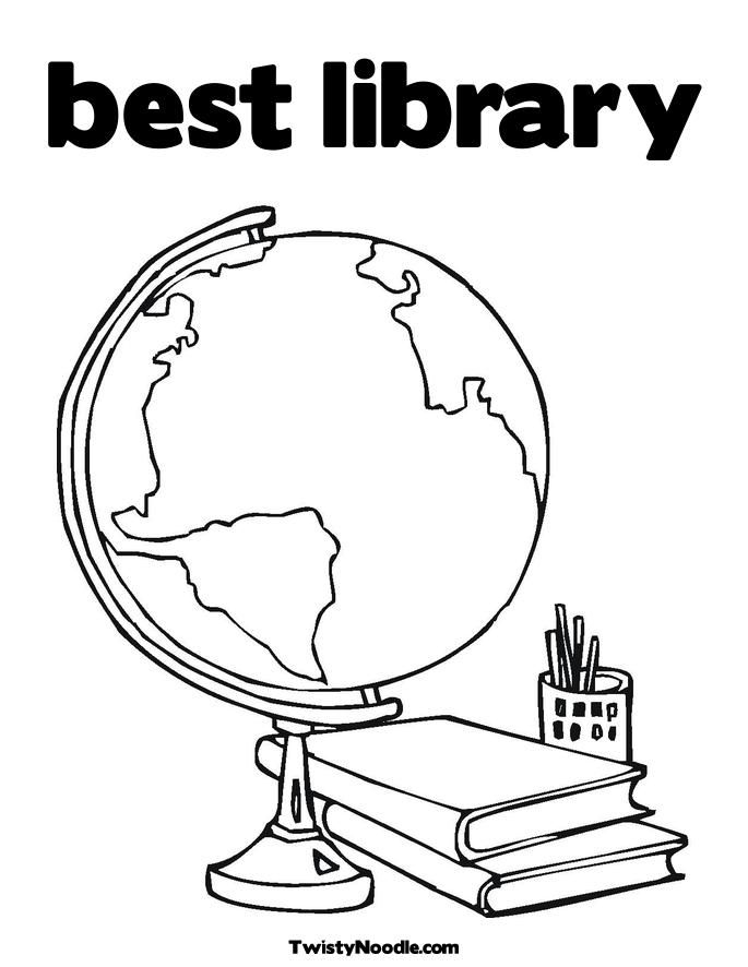 Library Coloring Pages Coloring Nation Library Coloring Pages Coloring Nation