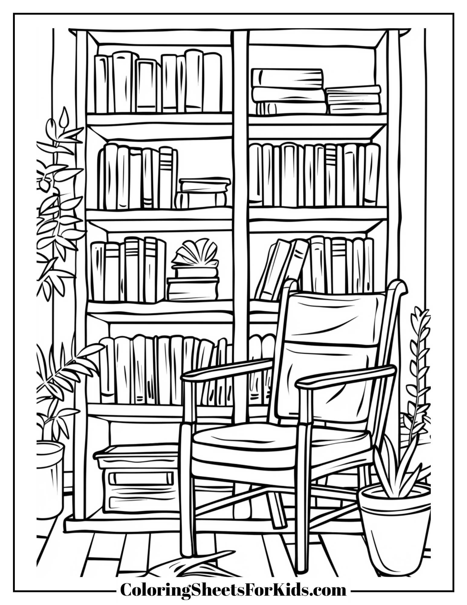 Library Coloring Pages Free PDF Printables Coloring Sheets For Kids Library Coloring Pages Free PDF Printables Coloring Sheets For Kids