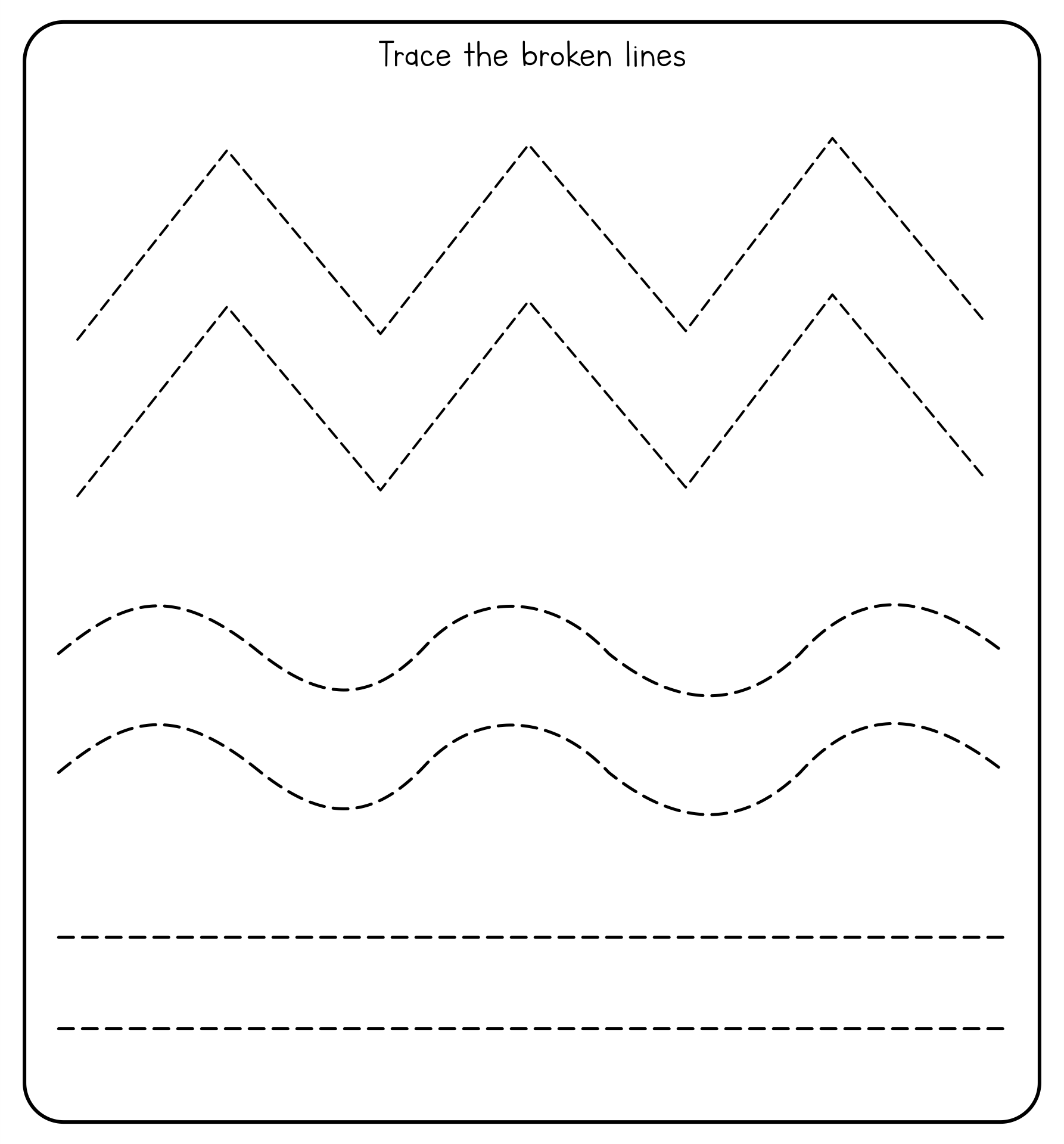 free printable tracing worksheets pdf free printable tracing worksheets pdf