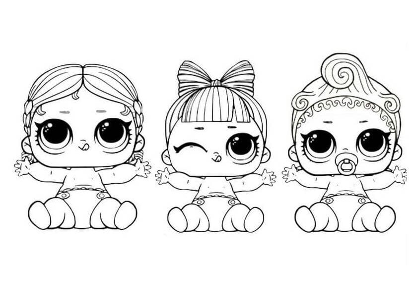 LOL Babies Coloring Page Free Printable Coloring Pages For Kids