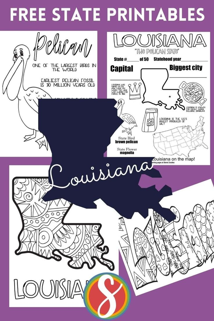 Louisiana Coloring Pages For Kids Louisiana Coloring Pages For Kids