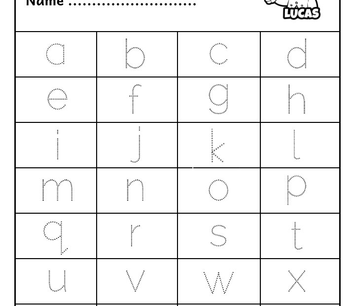 Lowercase Alphabet Tracing Worksheets Free Printable Pdf Infoupdate