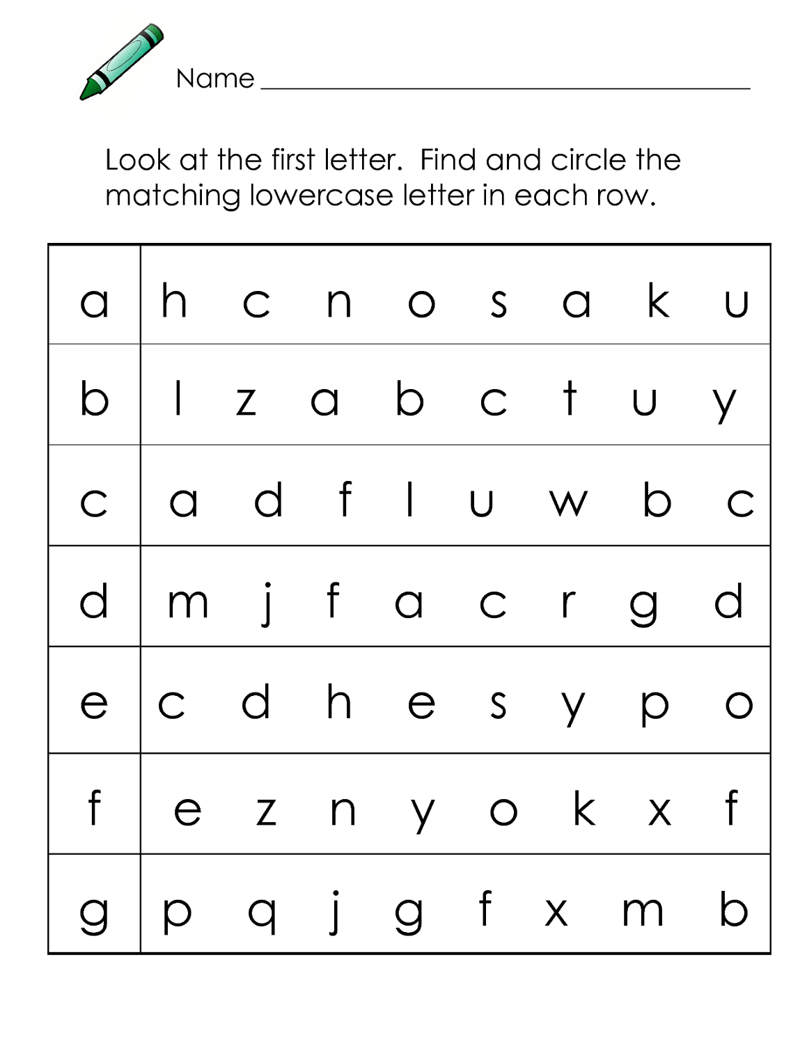 Lowercase Letter A Worksheets For Preschoolers Free Printable Letter Lowercase Letter A Worksheets For Preschoolers Free Printable Letter