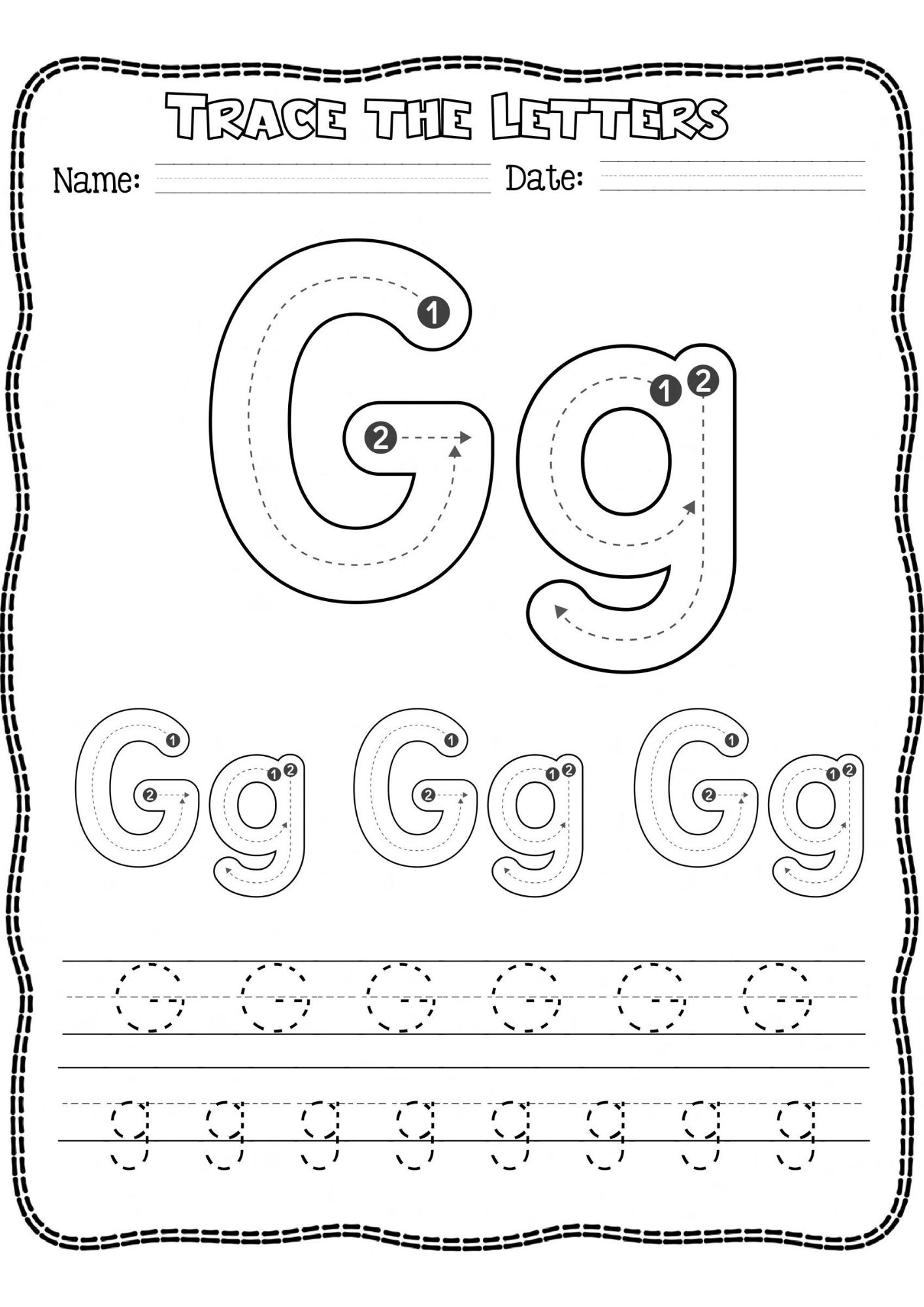 letter g tracing worksheets letter g tracing worksheets