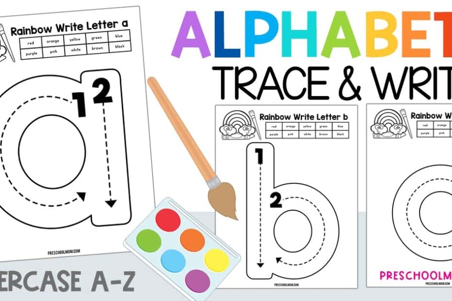 Lowercase Letter Tracing Worksheets Preschool Mom Worksheets Library