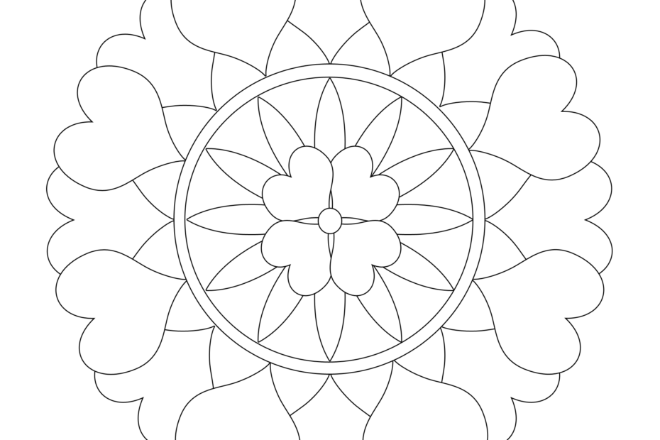 Mandala Coloring Pages Free Printable Adults Free Coloring Sheet