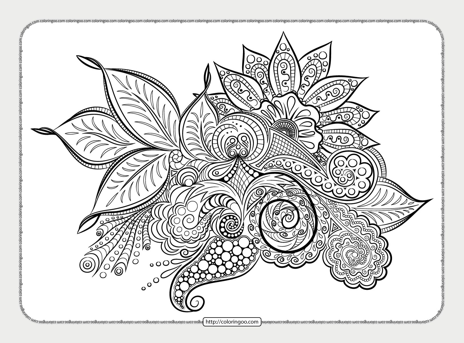 Mandala Coloring Sheet For Adults Mandala Coloring Sheet For Adults