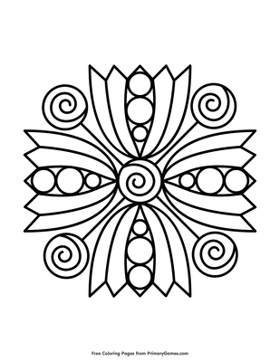 Mandala Coloring Sheets For Kids Pdf Infoupdate