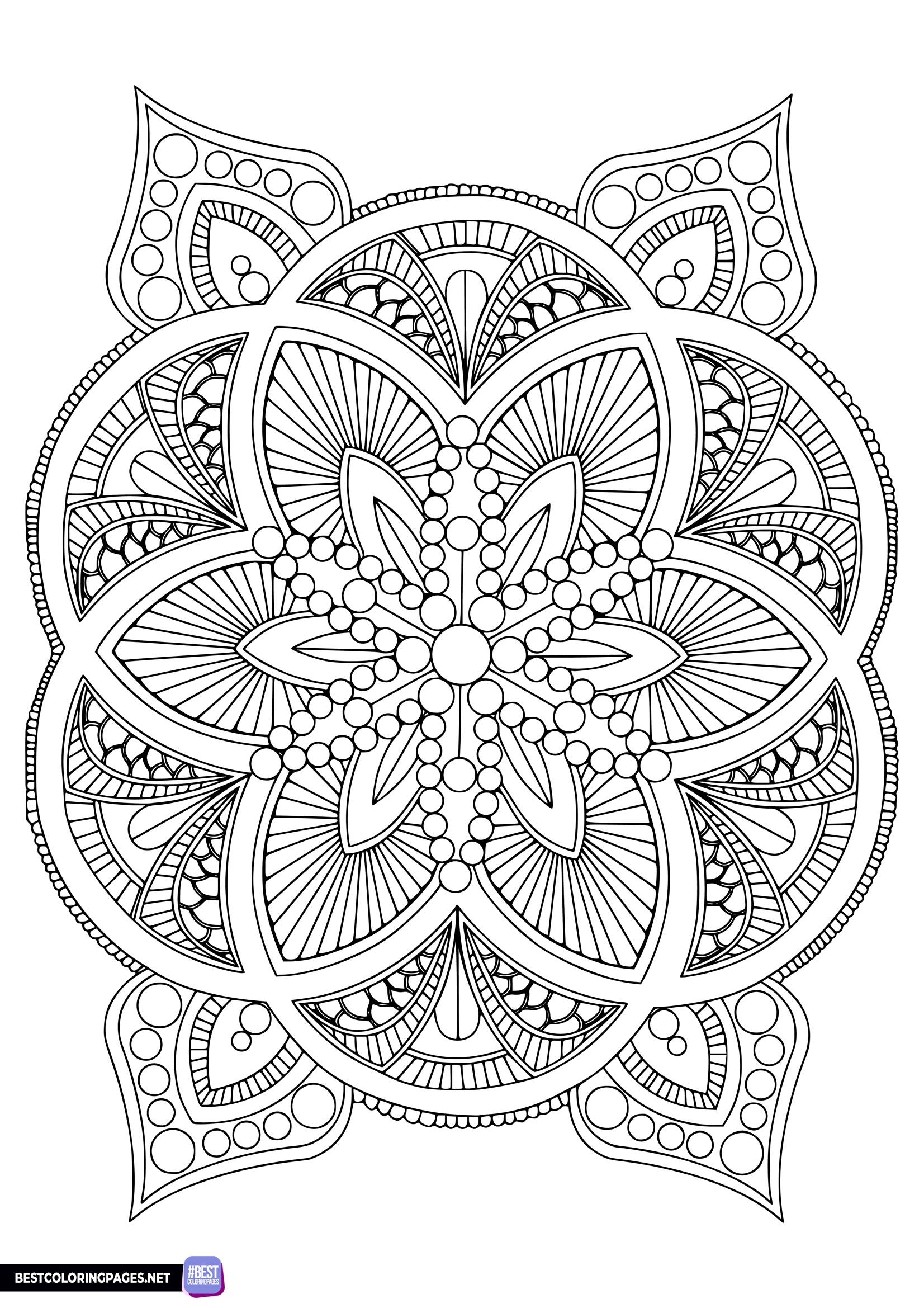 Mandala Coloring Sheets Free Printable Coloring Pages