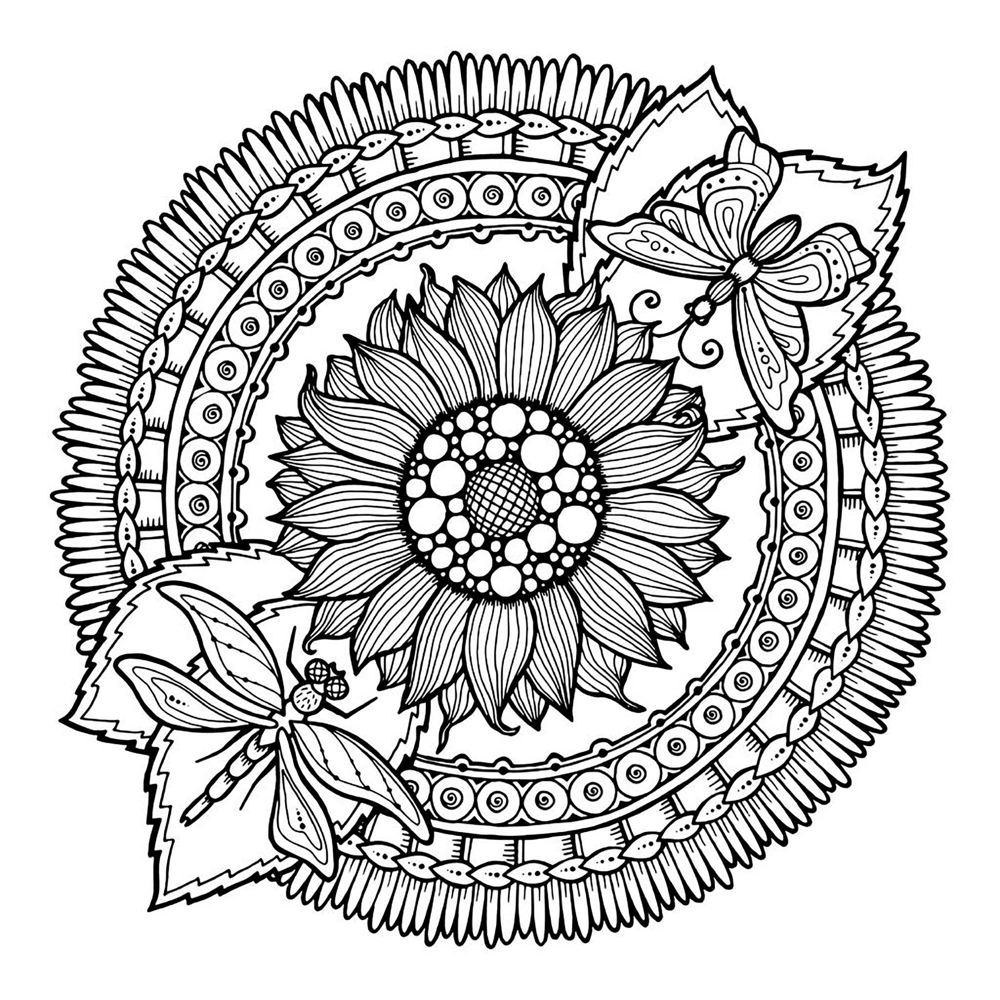 Mandalas Coloring Pages For Adults Coloring pages adults mandala Mandalas Coloring Pages For Adults Coloring pages adults mandala