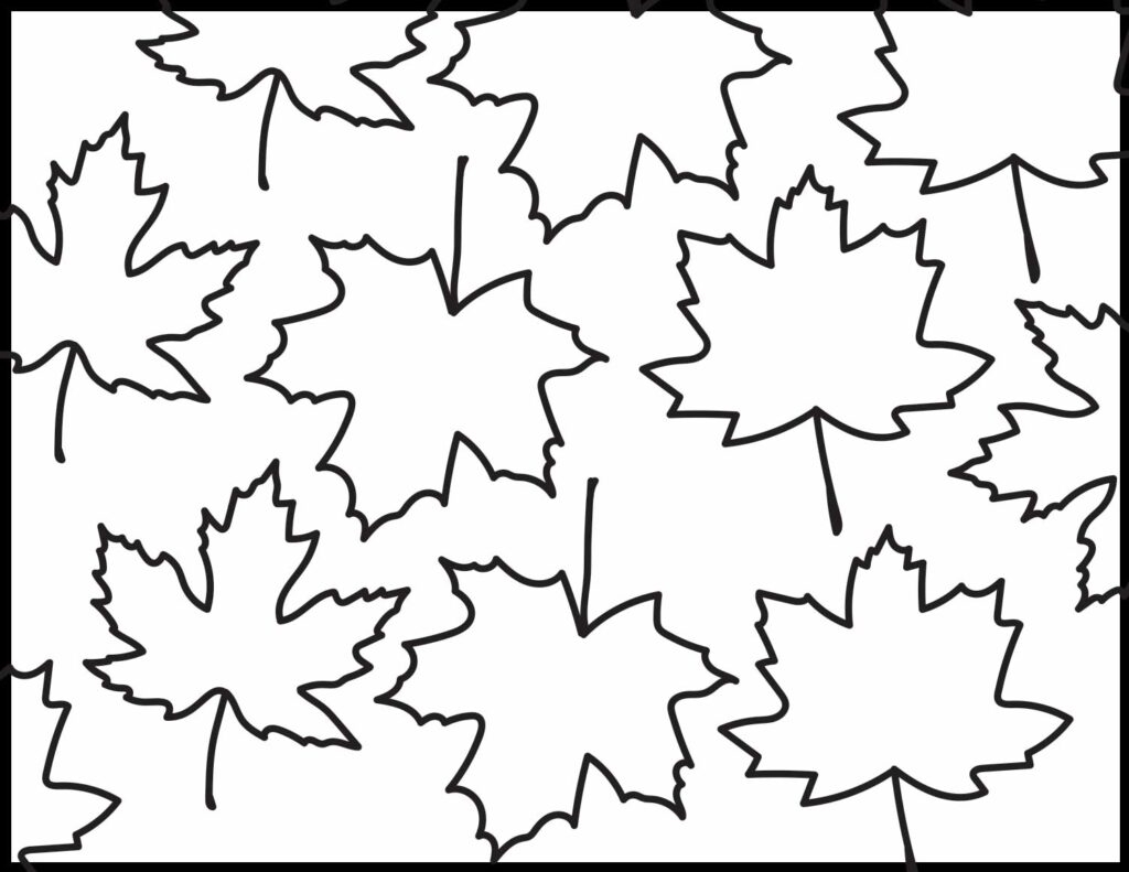 Maple Leaf Coloring Page Roaring Spork Maple Leaf Coloring Page Roaring Spork