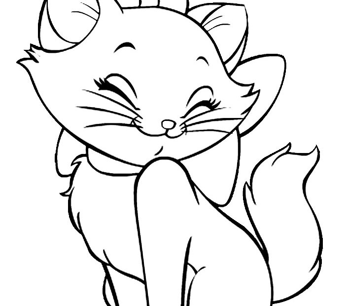 Marie The Aristocats Coloring Pages In 2024 Cat Coloring Page Disney