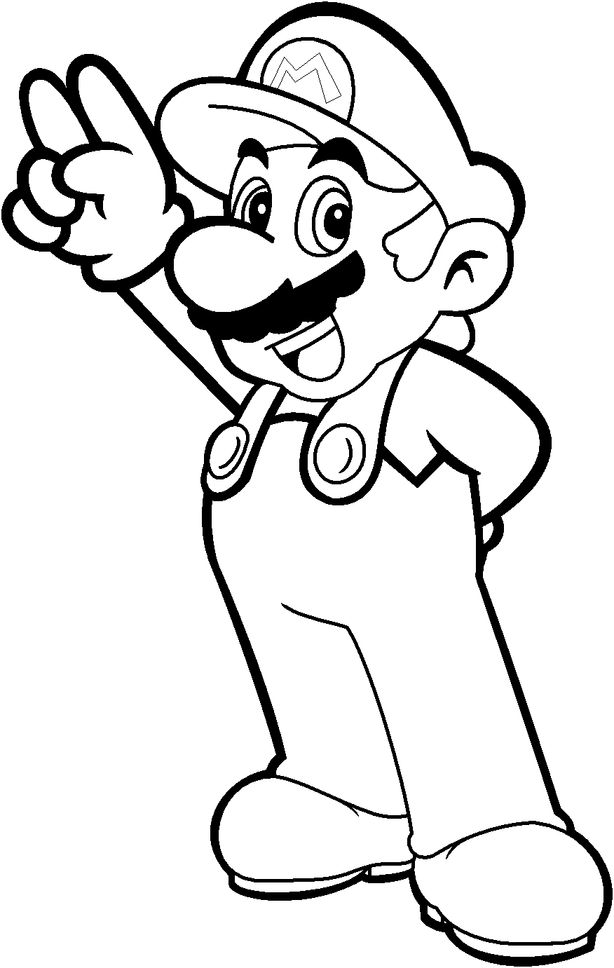 Mario Coloring Pages Printable Free Mario Coloring Pages Printable Free