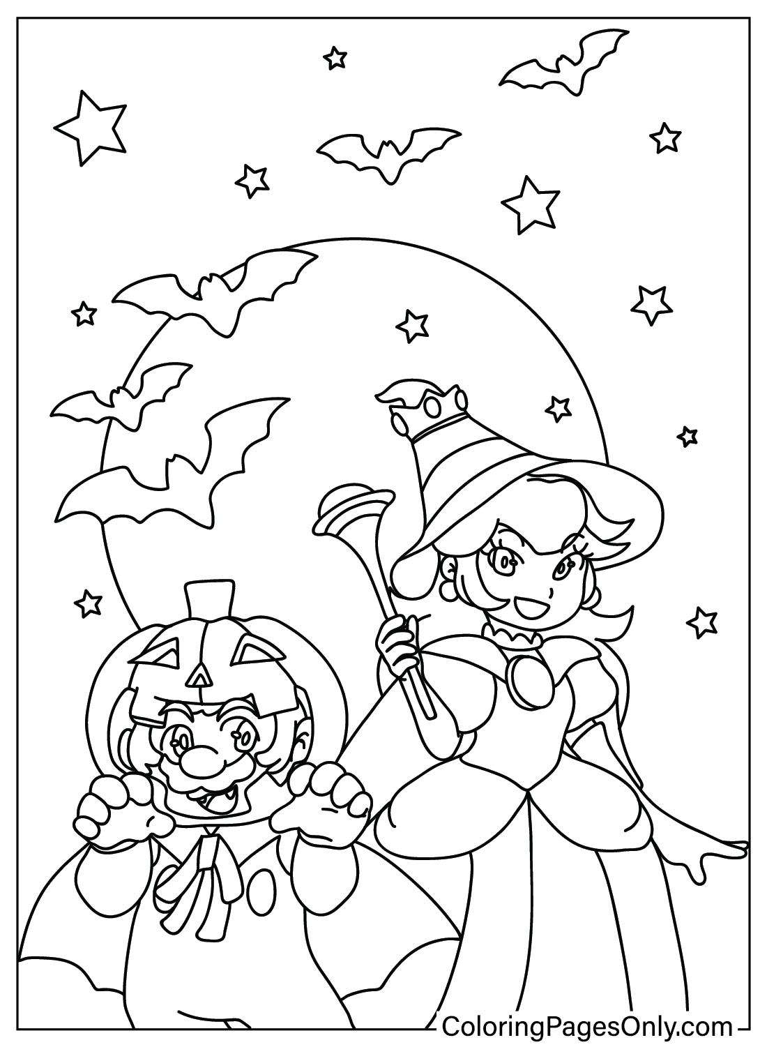 Mario Halloween Color Sheets Free Printable Coloring Pages Mario Halloween Color Sheets Free Printable Coloring Pages