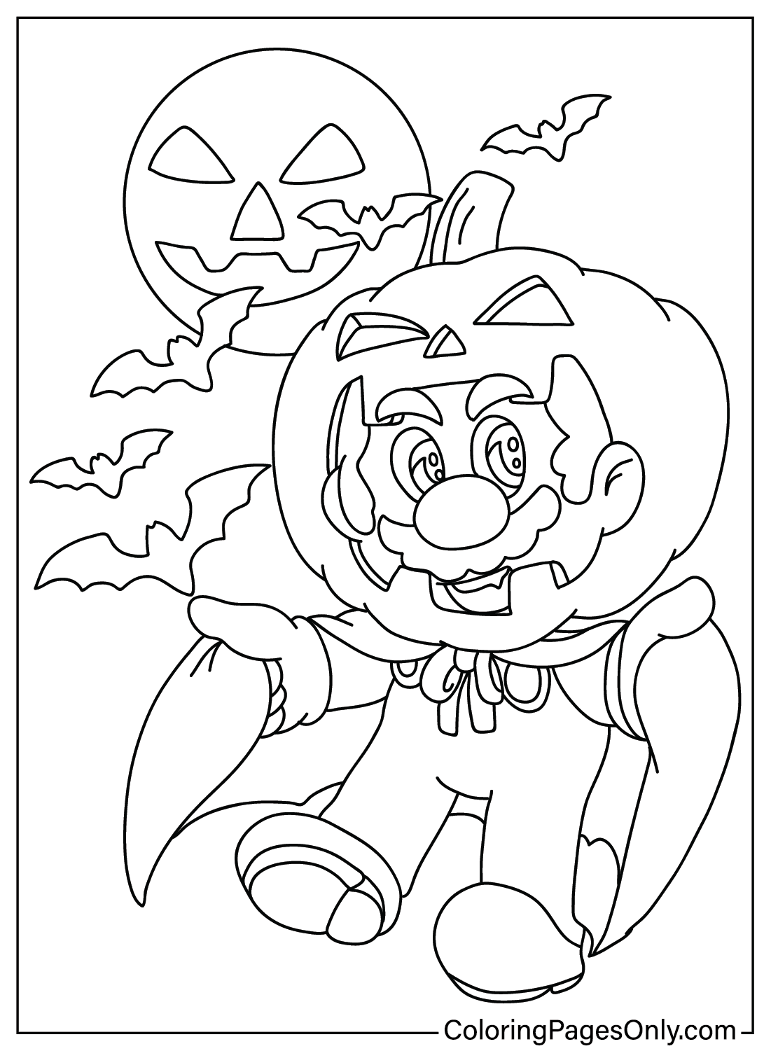 Mario Halloween Coloring Sheet Free Printable Coloring Pages Mario Halloween Coloring Sheet Free Printable Coloring Pages