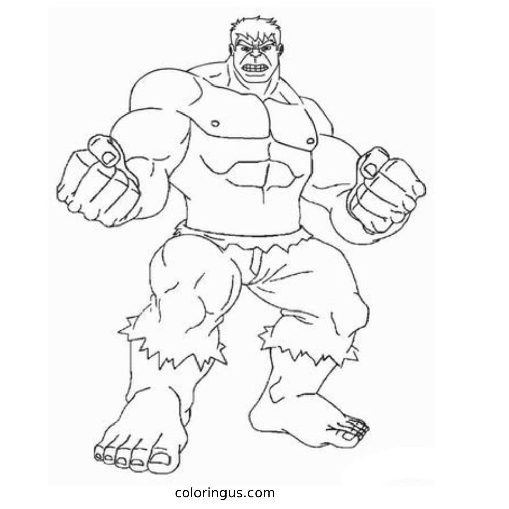 Marvel Coloring Pages Free Printable PDF 