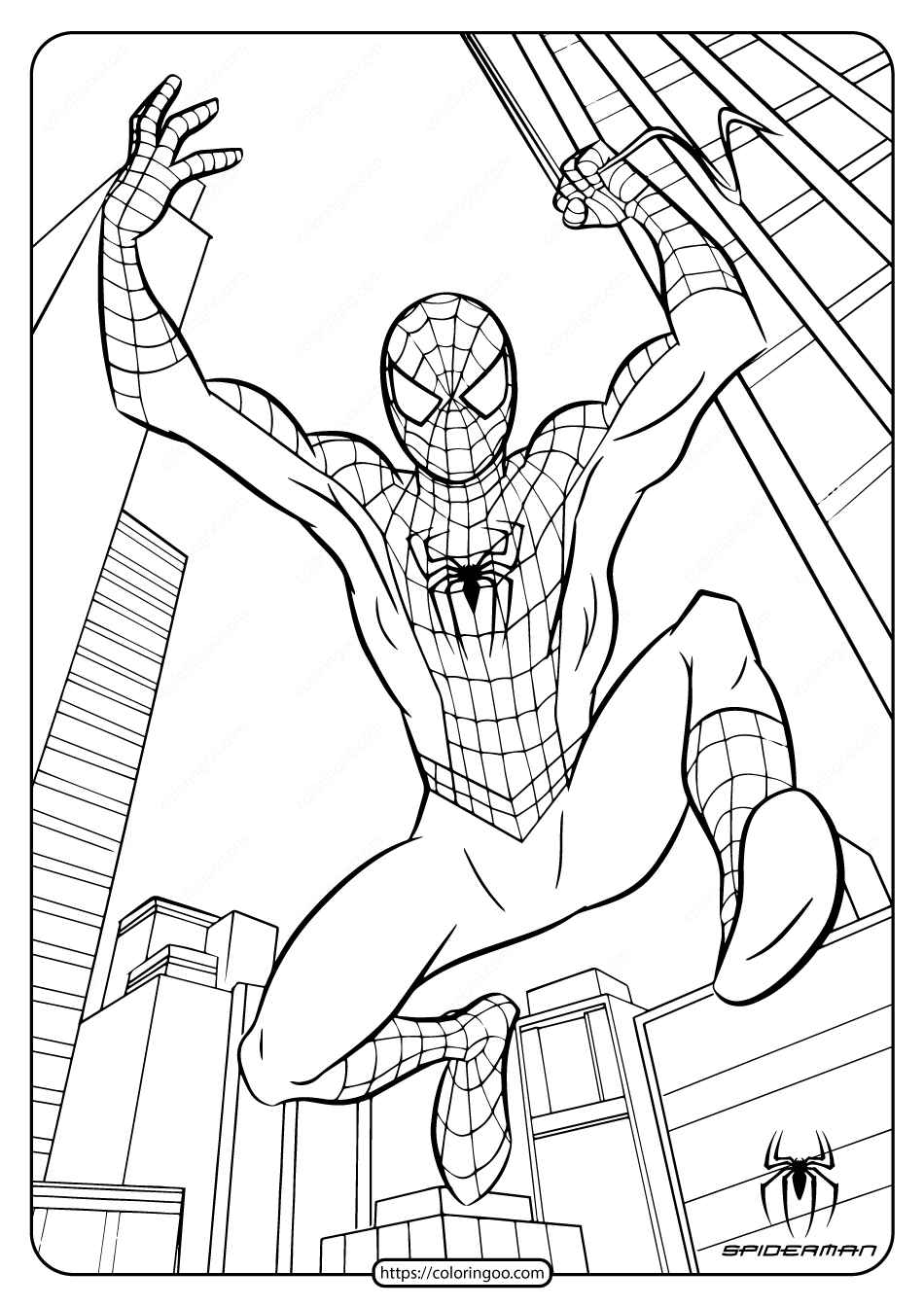 Marvel Spiderman Free Printable Coloring Pages Marvel Spiderman Free Printable Coloring Pages